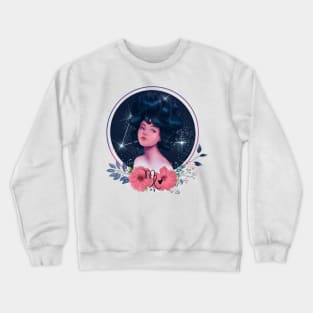 Virgo Zodiac Sign Crewneck Sweatshirt